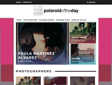 Tablet Screenshot of polaroidoftheday.com